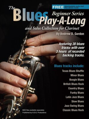 cover image of Blues Play-A-Long and Solos Collection for Clarinet Beginner Series